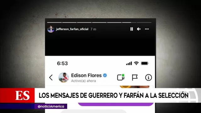 Jefferson Farfán revela chat con Edison Flores tras la victoria en Colombia