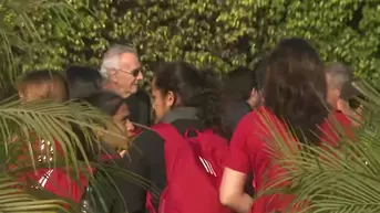 Jorge Fossati recibió a la selección peruana femenina sub-20 tras el Sudamericano