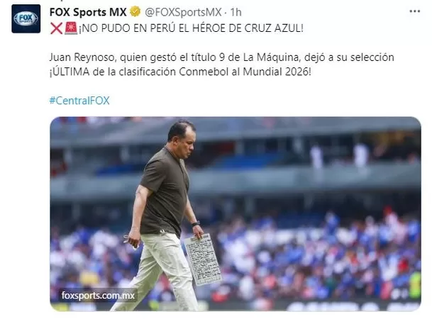 Fuente: Fox Sports (México)