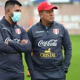 Juan Reynoso dirigió su segundo entrenamiento en la selección peruana