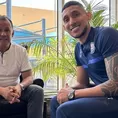 Juan Reynoso se reunió con Christofer Gonzales en Arabia Saudita