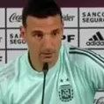 Scaloni puso de ejemplo a Perú: &quot;Francia fue campeona del mundo y solo le ganó 1-0&quot;