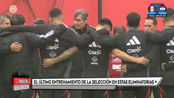 Lo que no se vio del último entrenamiento del proceso eliminatorio