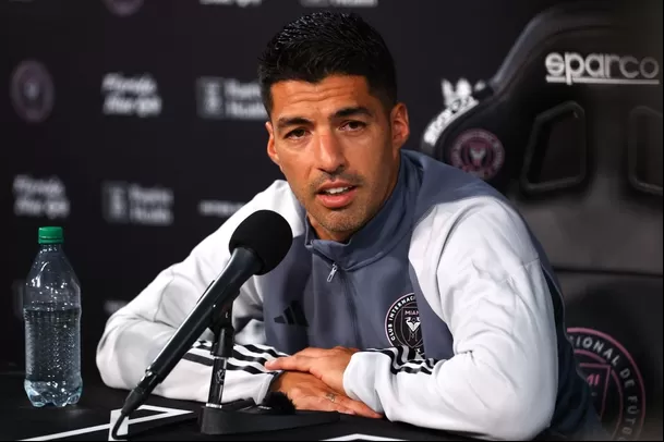 Luis Suárez habló en conferencia de prensa. | Foto: AFP