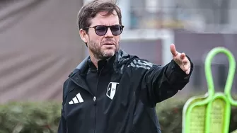 El técnico interino de la 'Bicolor' habló sobre el universo de jugadores con miras al Mundial 2030. | AD