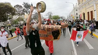 Este jueves 12 se realiza la gran marcha nacional. | Foto: La República