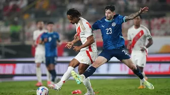 André Carrillo tuvo minutos en el amistoso contra Paraguay / Foto: ITEA