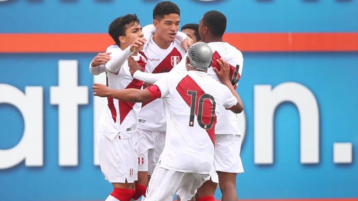 Mateo Rodríguez marcó un golazo en el amistoso Sub-17 entre Perú y Paraguay