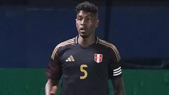 Miguel Araujo tras el partido de la nueva generación de la Bicolor