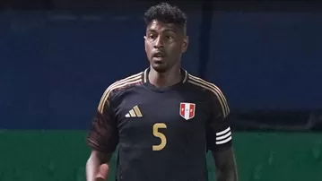 Miguel Araujo tras el partido de la nueva generación de la Bicolor