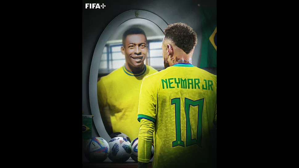Neymar es el máximo goleador de la selección de Brasil. | Fuente: @fifaworldcup_es