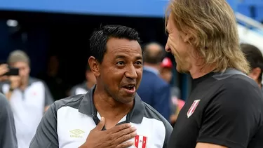 Nolberto Solano es uno de los asistentes de Ricardo Gareca. | Foto: Getty