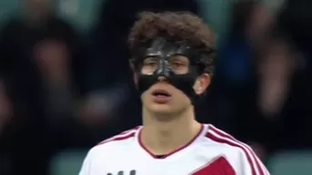 Los números de Fabio Gruber en su debut con la selección peruana