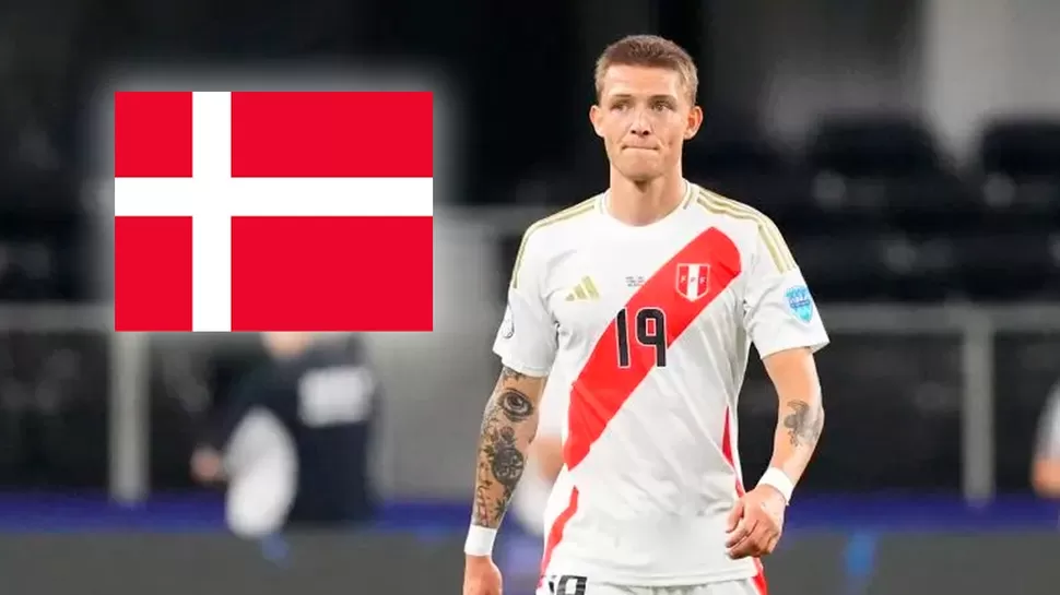 Prensa de Dinamarca resaltó el debut de Oliver Sonne en la Copa América 2024 / AFP
