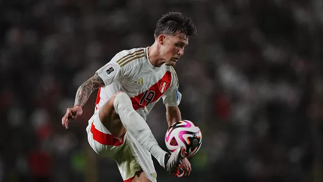 Oliver Sonne fue el mejor jugador de la selección peruana frente a Chile en el Estadio Nacional. |  Video: 