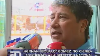 &#39;Bolillo&#39; Gómez no le cierra las puertas a la selección peruana
