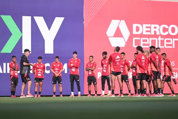 La selección peruana viene entrenándose en la Videna. | Fuente: FPF