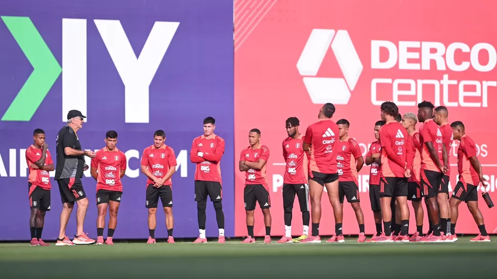La selección peruana viene entrenándose en la Videna. | Fuente: FPF