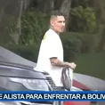 Paolo Guerrero llegó a la Videna para continuar con su rehabilitación