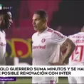 Paolo Guerrero suma minutos y se habla de posible renovación con el Inter de Porto Alegre