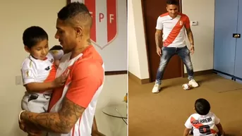 Paolo Guerrero y el encuentro con el niño símbolo de la Teletón 2018