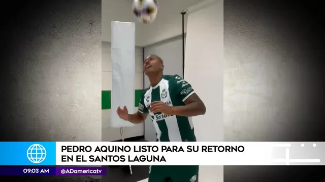 Pedro Aquino está listo para volver tras seis meses de para. | Video: AD