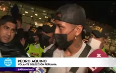 Pedro Aquino llegó a Lima para sumarse a los trabajos de la selección peruana - Noticias de joao-pedro