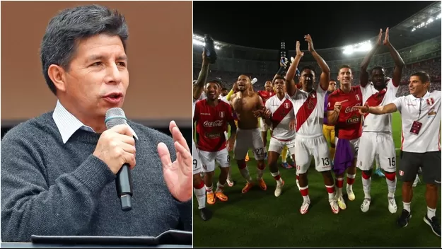 Pedro Castillo celebró triunfo peruano: Gracias profesor, equipo técnico y muchachos