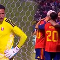 Pedro Gallese y un AUTOGOL para el 3-0 de España ante Perú Pedro Gallese y un AUTOGOL para el 3-0 de España ante Perú