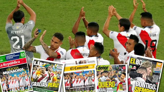 La selección peruana llegó con olor a multitud de Brasil con el subcampeonato. | Foto: EFE/Portadas