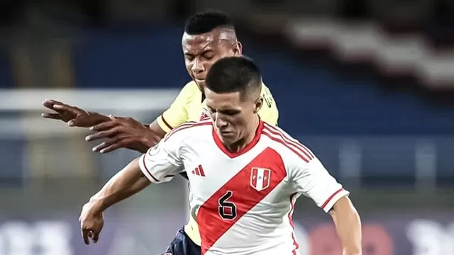 Perú cayó 2-1 frente a Colombia y complica sus chances en el Sudamericano Sub-20