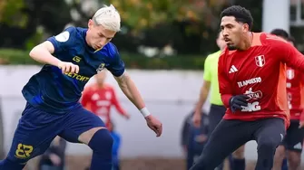 El partido de la 'Bicolor' se desarrolló en un formato de tres tiempos de 25 minutos cada uno. | Bicolor