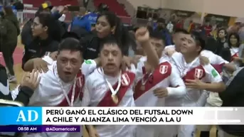 Perú ganó el clásico del futsal Down a Chile