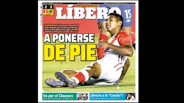 Las portadas de la derrota de la selecci&amp;oacute;n peruana.-foto-2