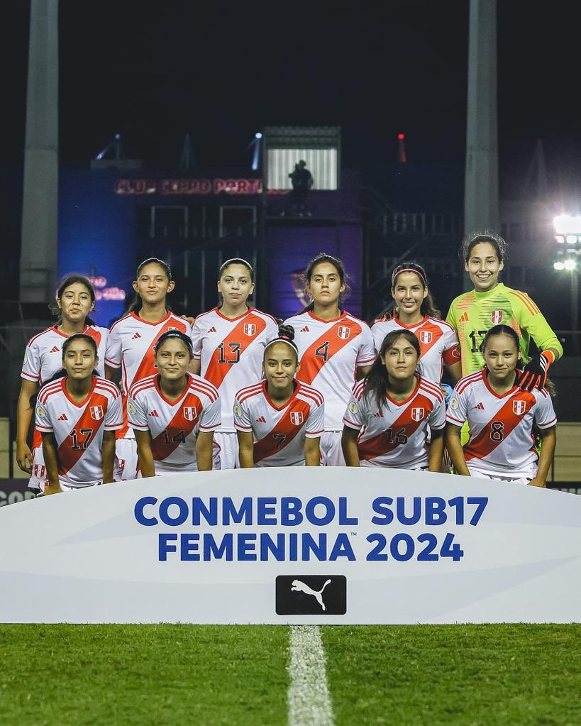 Perú sumó su primera victoria en el Sudamericano Femenino Sub-17. | Fuente: @SeleccionPeru