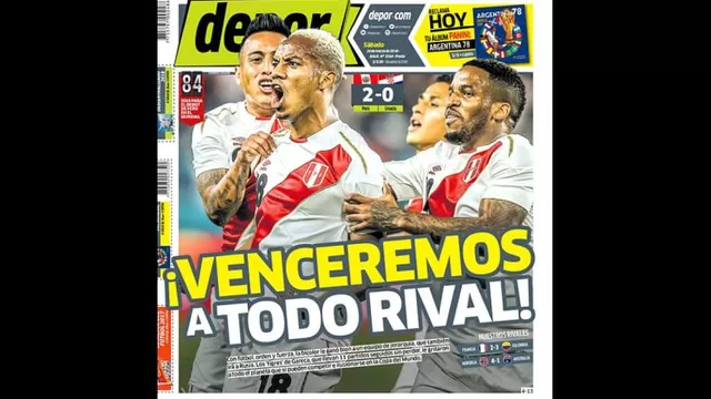 Perú venció 2-0 a Croacia y generó estas portadas en los diarios limeños