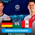 Perú vs. Alemania EN VIVO por América Televisión: ¿Qué día y a qué hora juegan?