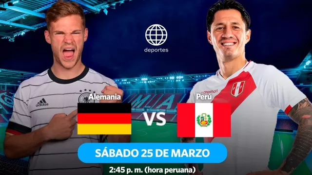 Perú vs. Alemania EN VIVO por América Televisión: ¿Qué día y a qué hora juegan?