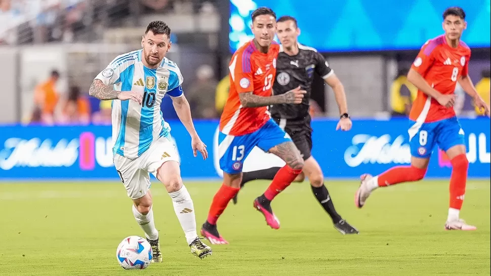 Messi terminó con problemas físicos y sería duda ante Perú / Foto: Selección Argentina 