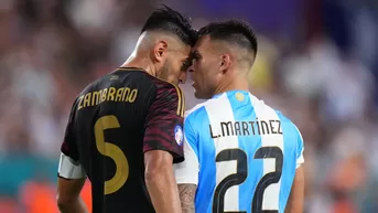 Perú vs. Argentina: El picante cruce entre Carlos Zambrano y Lautaro Martínez