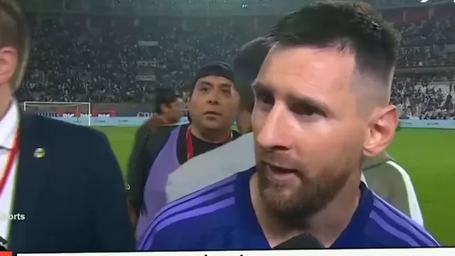 Perú vs. Argentina: ¿Qué dijo Messi tras su doblete y el público peruano?