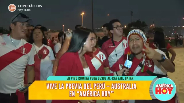 Perú vs. Australia: hinchas peruanos ingresan al estadio 