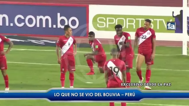 Perú vs. Bolivia: Christian Ramos explotó contra Cueva tras el gol boliviano.