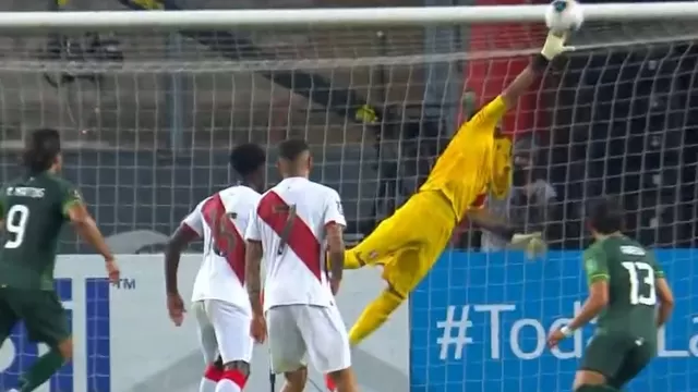 Perú vs. Bolivia: Pedro Gallese evitó gol de la Verde con espectacular atajada