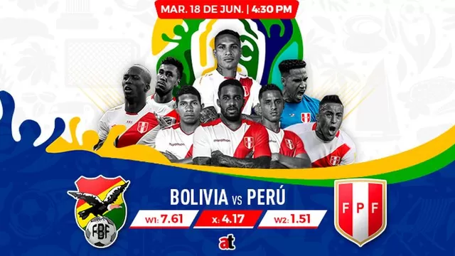 El Perú vs. Bolivia se jugará este martes desde las 4:30 p.m. en el Maracaná | Foto: Innova P.R.