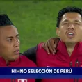 Perú vs. Brasil: Así cantaron el himno nacional nuestros seleccionados