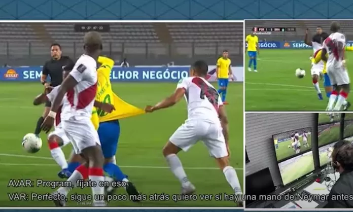 Perú Vs Brasil Conmebol También Reveló Audio Del Var En Penal De