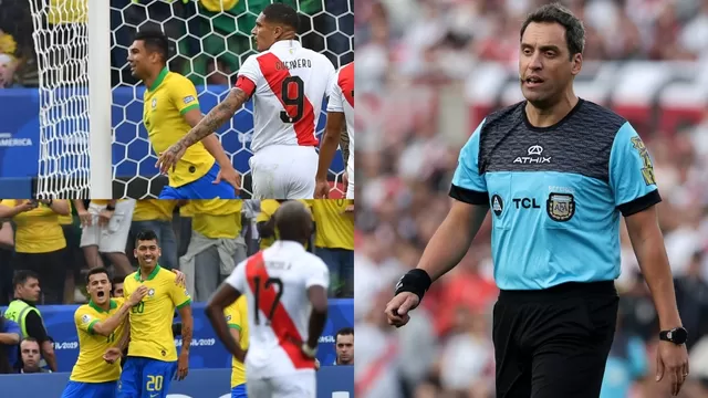 Fernando Rapallini estuvo en el Brasil 5-0 Perú en la Copa América 2019. | Fotos: AFP/Video: América Televisión