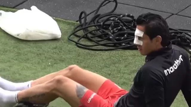 Perú vs. Brasil: Gianluca Lapadula utilizará una máscara para proteger su nariz