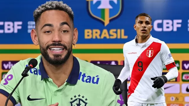 Perú vs. Brasil: Matheus Cunha afirmó ser fan de Paolo Guerrero